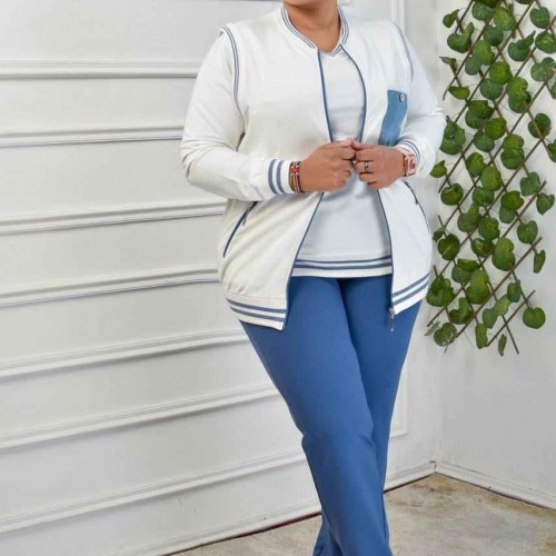 217528 TOPTAN MAVİ EŞOFMAN TAKIM toptan bayan giyim