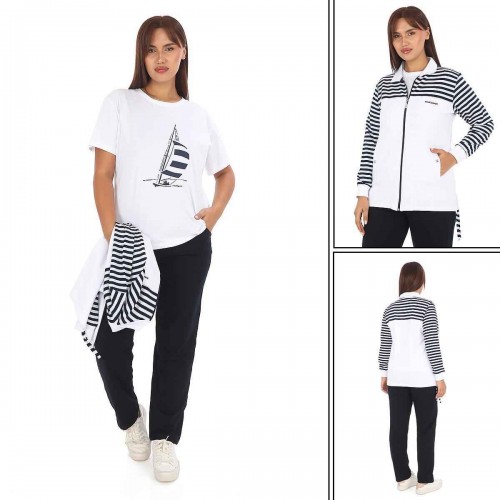 217541 TOPTAN SİYAH EŞOFMAN TAKIM toptan bayan giyim