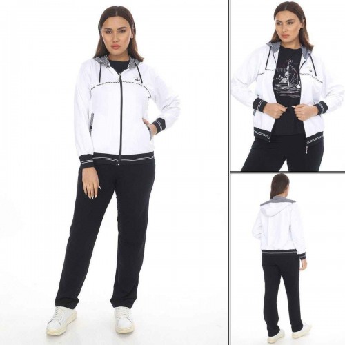 217547 TOPTAN SİYAH EŞOFMAN TAKIM toptan bayan giyim