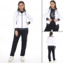 217547 TOPTAN SİYAH EŞOFMAN TAKIM toptan bayan giyim
