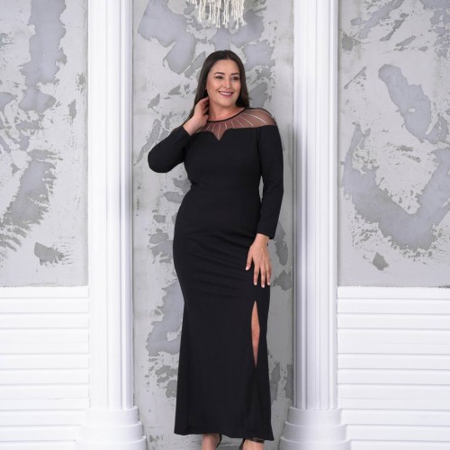 217776 TOPTAN SİYAH ELBİSE 217776 TOPTAN SİYAH ELBİSE toptan bayan giyim