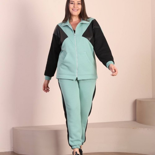 217792 TOPTAN SİYAH EŞOFMAN TAKIM toptan bayan giyim