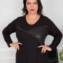 217805 TOPTAN SİYAH BLUZ toptan bayan giyim