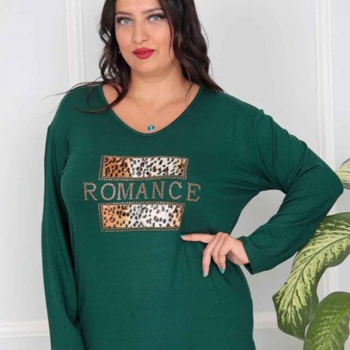 217811 TOPTAN ZÜMRÜT YEŞİL BLUZ toptan bayan giyim