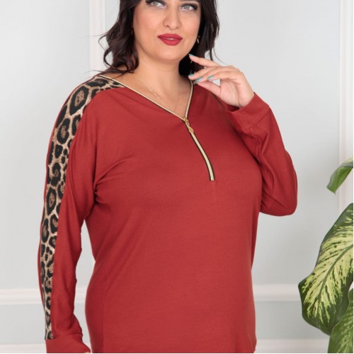 217816 TOPTAN BORDO BLUZ toptan bayan giyim