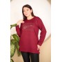 217836 burgundy Sweat