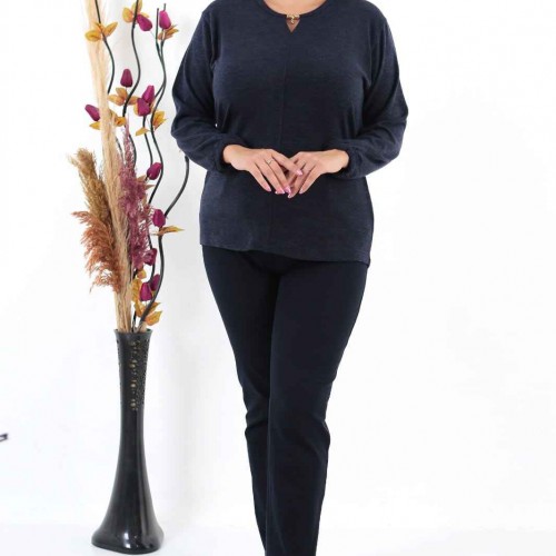 217845 TOPTAN SİYAH BLUZ toptan bayan giyim