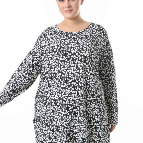 217938 TOPTAN DESENLİ BLUZ toptan bayan giyim