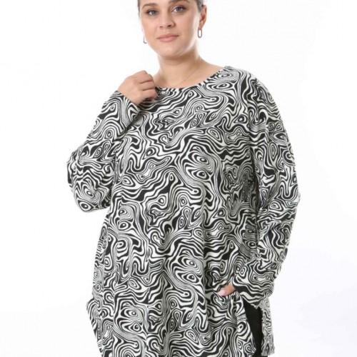 217951 TOPTAN DESENLİ BLUZ 217951 TOPTAN DESENLİ BLUZ toptan bayan giyim