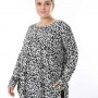 217960 TOPTAN DESENLİ BLUZ toptan bayan giyim