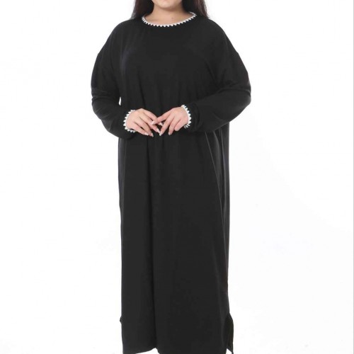 217989 SİYAH ELBİSE toptan bayan giyim