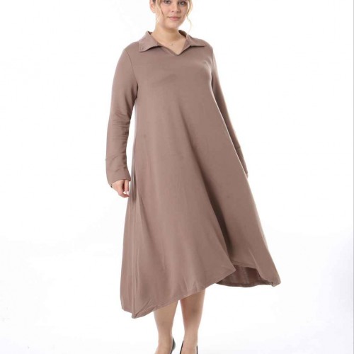 218033 TOPTAN VİZON ELBİSE toptan bayan giyim