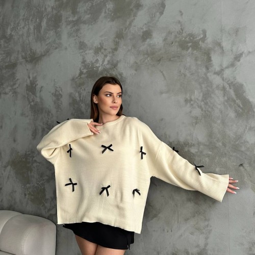 218209 TOPTAN BEJ KAZAK toptan bayan giyim