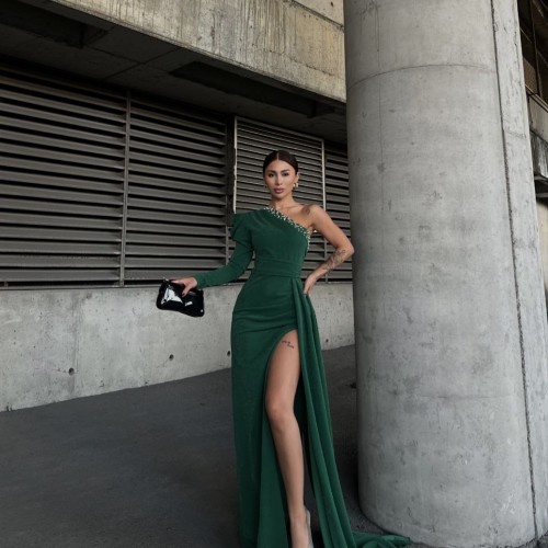 218387 TOPTAN SİYAH ABİYE 218387 ZÜMRÜT YEŞİL ABİYE toptan bayan giyim