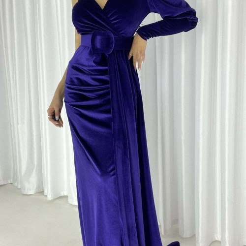 218432 TOPTAN MOR ABİYE toptan bayan giyim