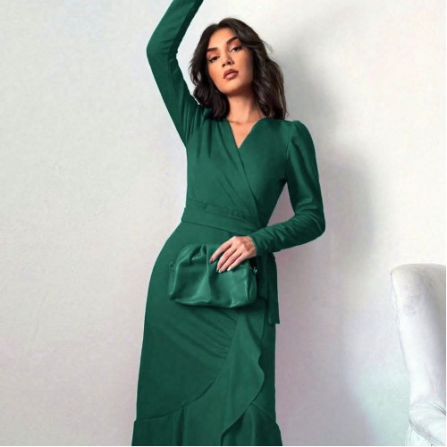 218479 TOPTAN SİYAH ELBİSE toptan bayan giyim