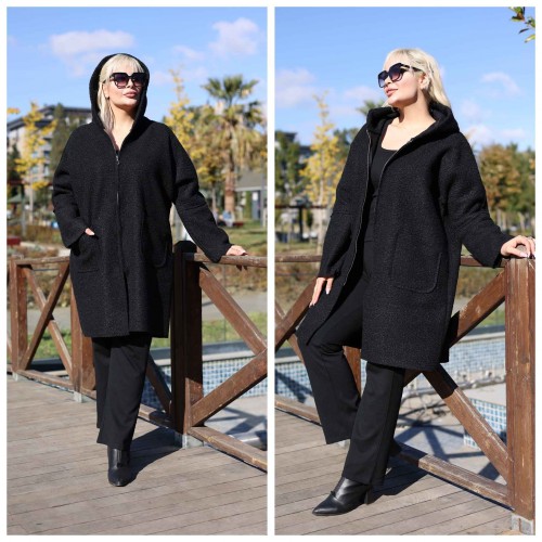 218523 TOPTAN SİYAH HIRKA