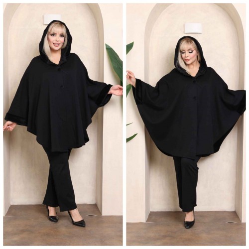 218540 TOPTAN SİYAH HIRKA