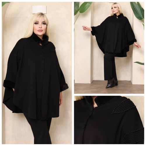 218579 TOPTAN SİYAH HIRKA