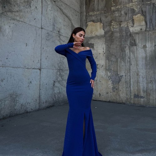 218601 TOPTAN SAKS ABİYE toptan bayan giyim