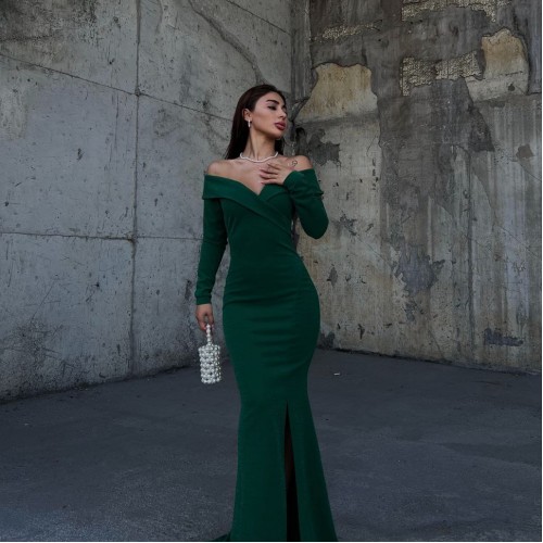 218602 TOPTAN ZÜMRÜT YEŞİL ABİYE 218602 TOPTAN ZÜMRÜT YEŞİL ABİYE toptan bayan giyim