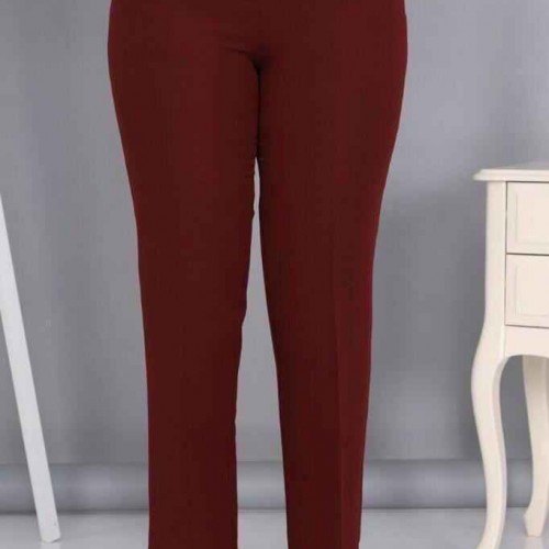 218679 TOPTAN BORDO PANTOLON 218679 TOPTAN BORDO PANTOLON toptan bayan giyim