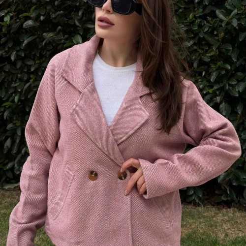 218691 TOPTAN BORDO CEKET toptan bayan giyim