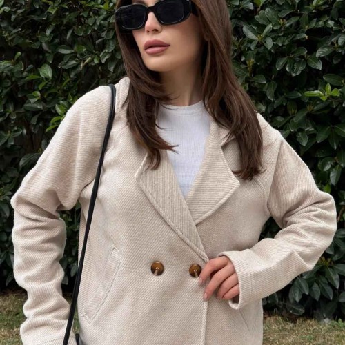 218693 TOPTAN BEJ CEKET toptan bayan giyim