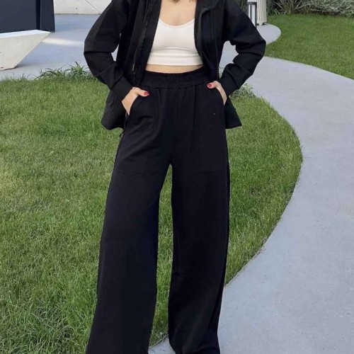 218743 TOPTAN SİYAH PANTOLON 218743 TOPTAN SİYAH PANTOLON toptan bayan giyim