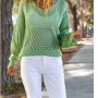 218745 TOPTAN SU YEŞİL BLUZ toptan bayan giyim