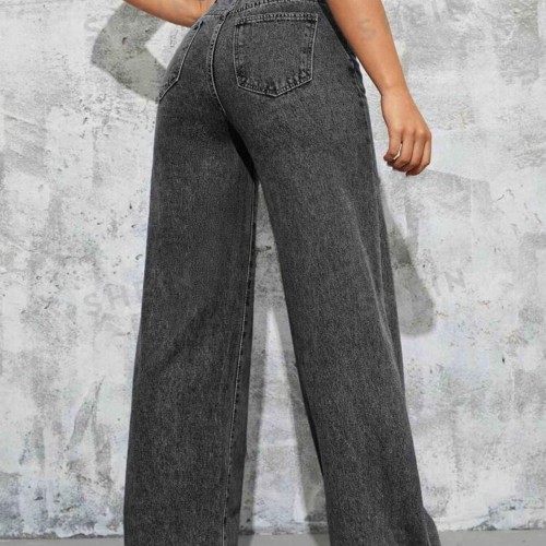 218765 TOPTAN SİYAH KOT PANTOLON toptan bayan giyim