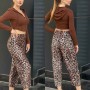 218783 TOPTAN LEOPAR PANTOLON 218783 TOPTAN LEOPAR PANTOLON toptan bayan giyim