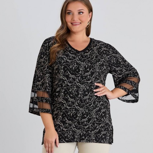 218906 TOPTAN DESENLİ BLUZ 218906 TOPTAN DESENLİ BLUZ toptan bayan giyim