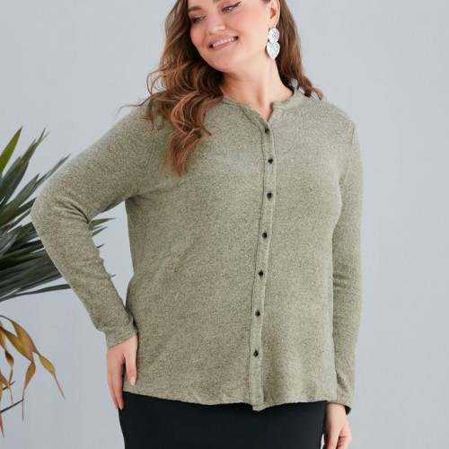 218920 TOPTAN HAKİ BLUZ toptan bayan giyim