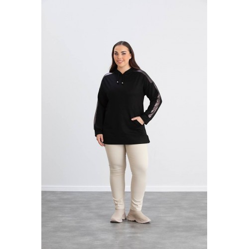 218942 black Sweat