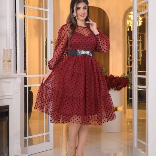 219655 TOPTAN BORDO ABİYE 219655 TOPTAN BORDO ABİYE toptan bayan giyim