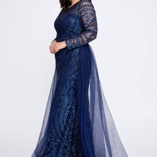 219716 TOPTAN LACİVERT ABİYE toptan bayan giyim