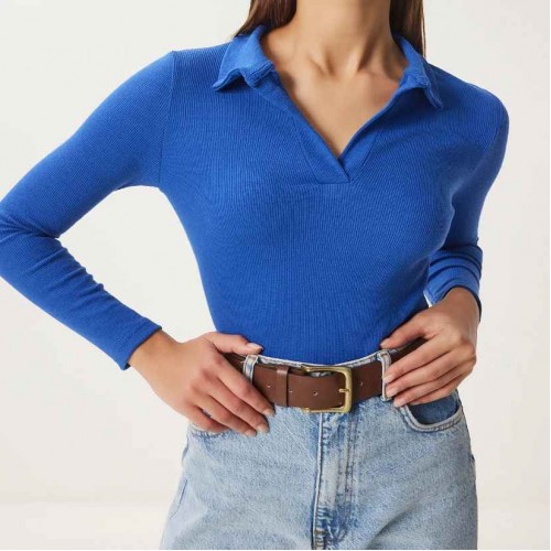 219810 TOPTAN MAVİ BLUZ toptan bayan giyim