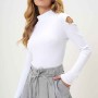 219822 TOPTAN BEYAZ BLUZ toptan bayan giyim