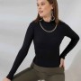 219832 TOPTAN SİYAH BLUZ toptan bayan giyim