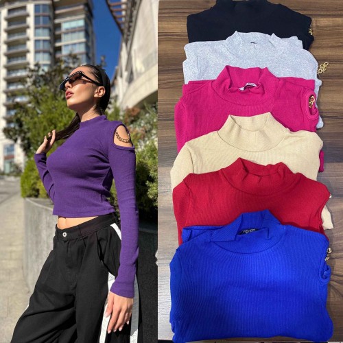 219840 TOPTAN SAKS BLUZ 219840 TOPTAN SAKS BLUZ toptan bayan giyim