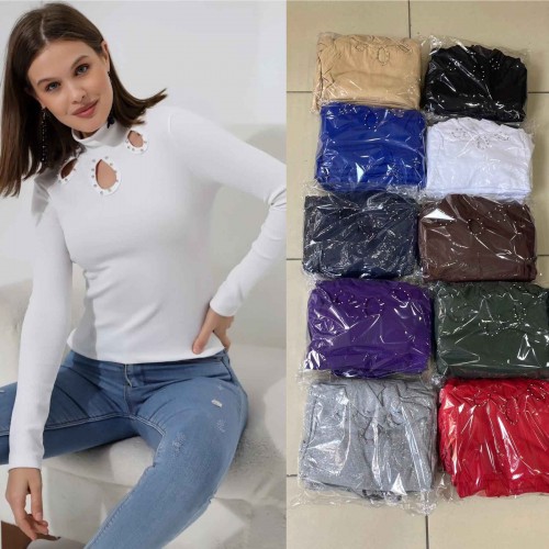 219844 TOPTAN SAKS BLUZ 219844 TOPTAN SAKS BLUZ toptan bayan giyim