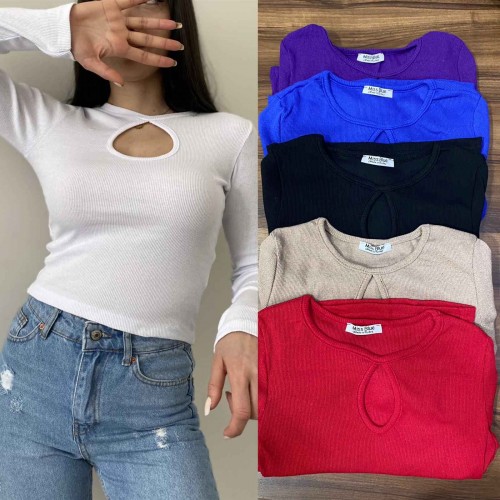 219857 TOPTAN BEYAZ BLUZ toptan bayan giyim