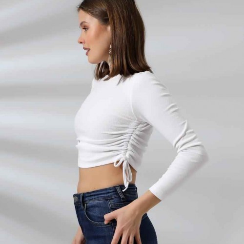 219876 TOPTAN BEYAZ BLUZ toptan bayan giyim