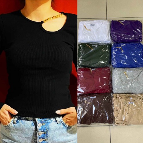 219901 TOPTAN BORDO BLUZ toptan bayan giyim