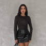 219925 TOPTAN SİYAH BLUZ toptan bayan giyim