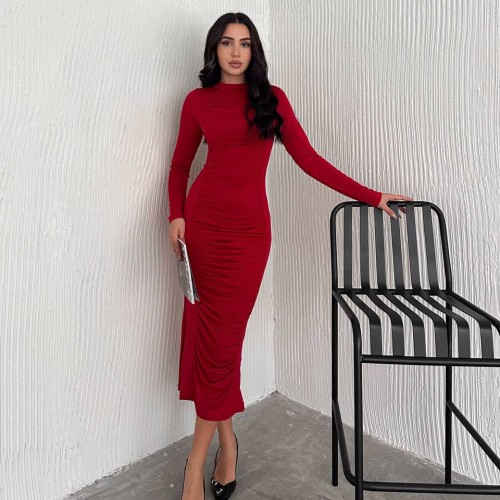 219944 TOPTAN KIRMIZI ELBİSE 219944 TOPTAN KIRMIZI ELBİSE toptan bayan giyim