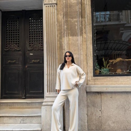 220021 TOPTAN BEJ PANTOLON TAKIM 220021 TOPTAN BEJ PANTOLON TAKIM toptan bayan giyim