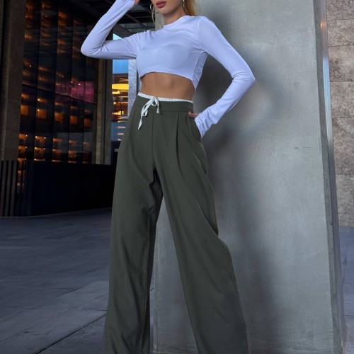 220034 TOPTAN HAKİ PANTOLON toptan bayan giyim