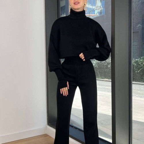 220067 TOPTAN SİYAH PANTOLON TAKIM 220067 TOPTAN SİYAH PANTOLON TAKIM toptan bayan giyim